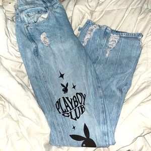 new never worn playboy jeans. size 24 woman